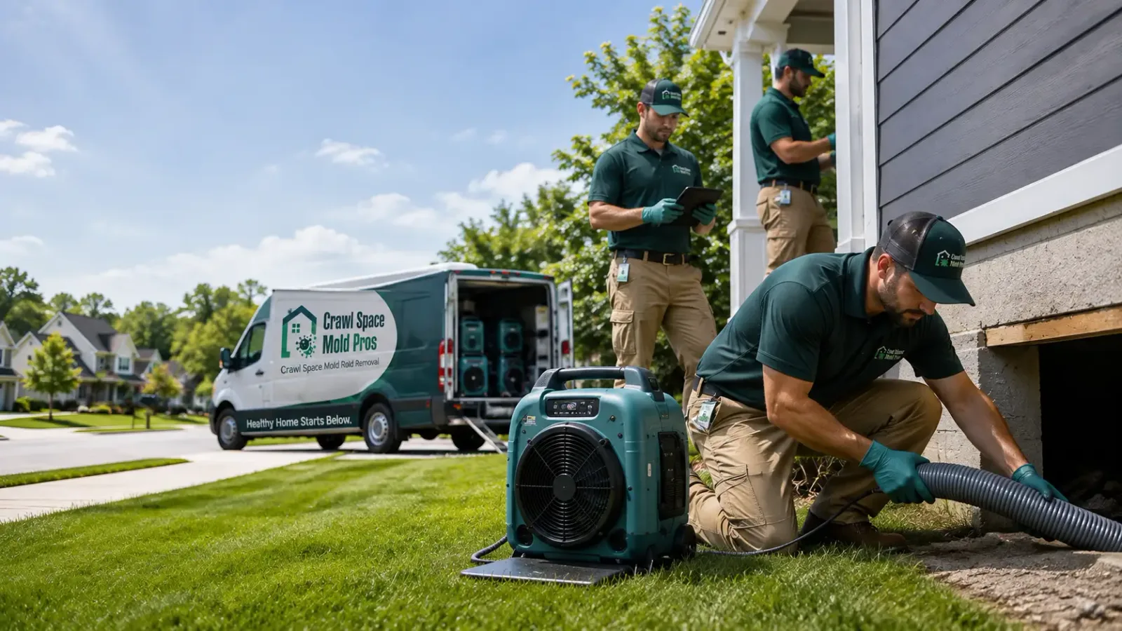 Crawl Space Mold Removal in West Union, IA